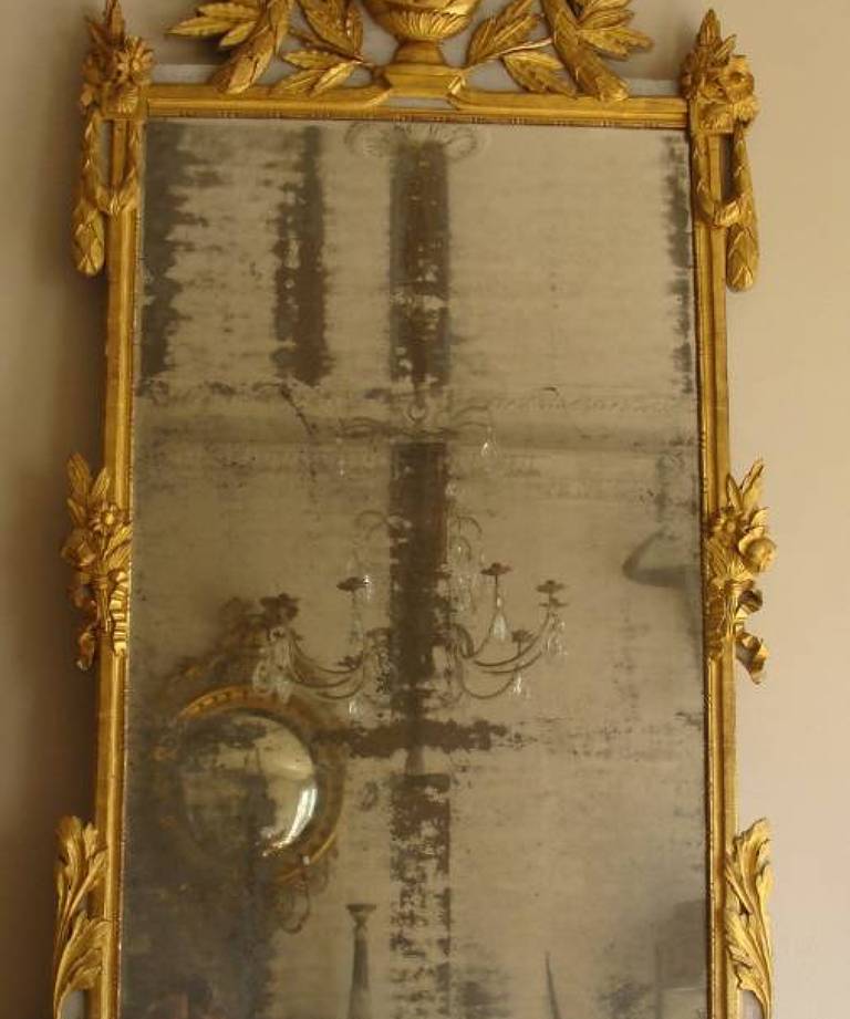 18th century gilt mirror