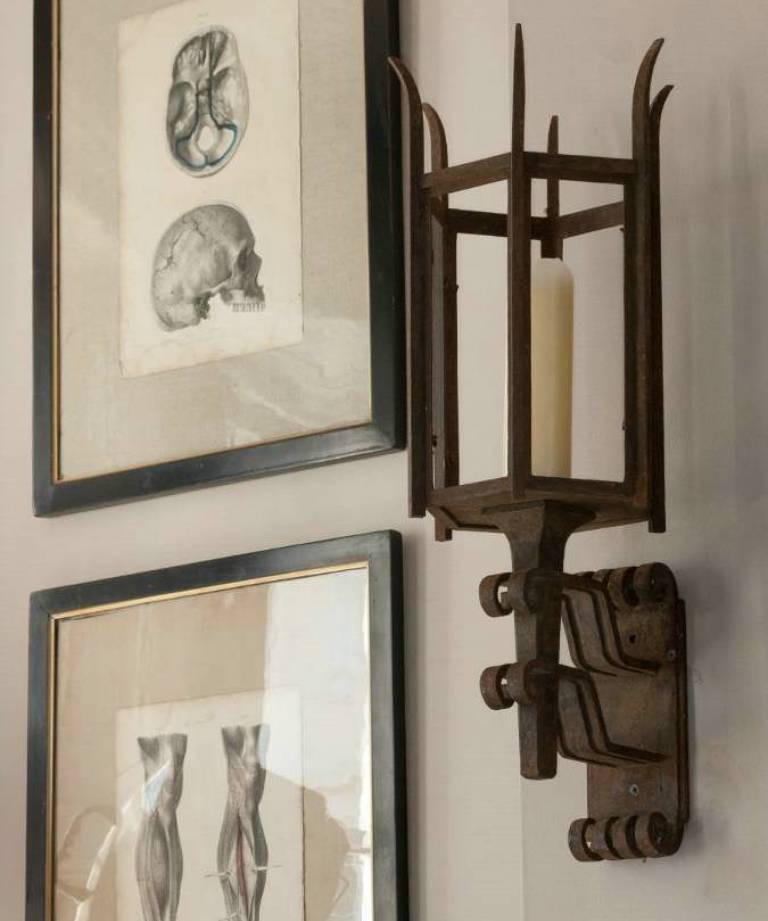 Pair of Iron wall sconces