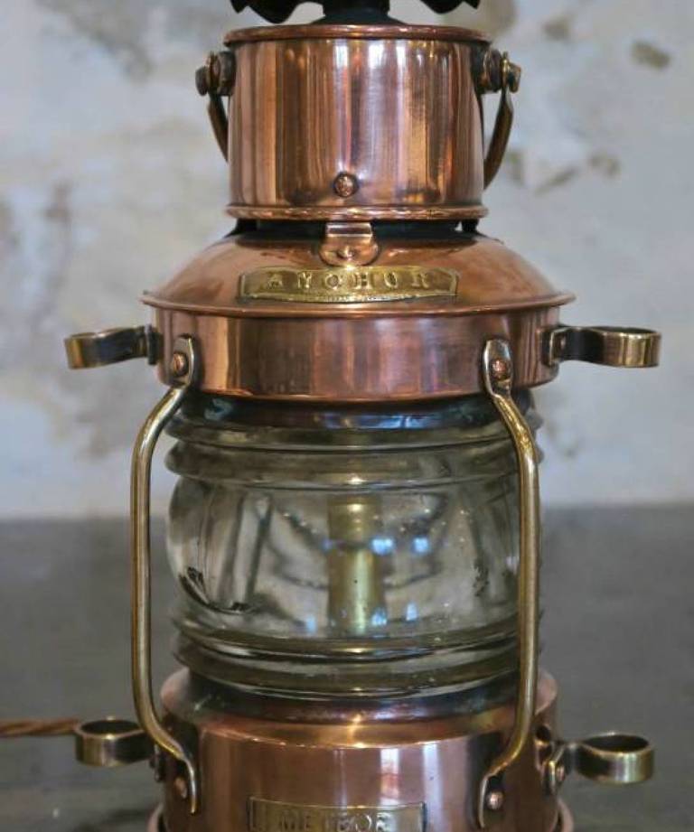 Copper lamp