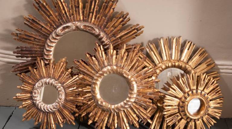 Sunburst mirror collection