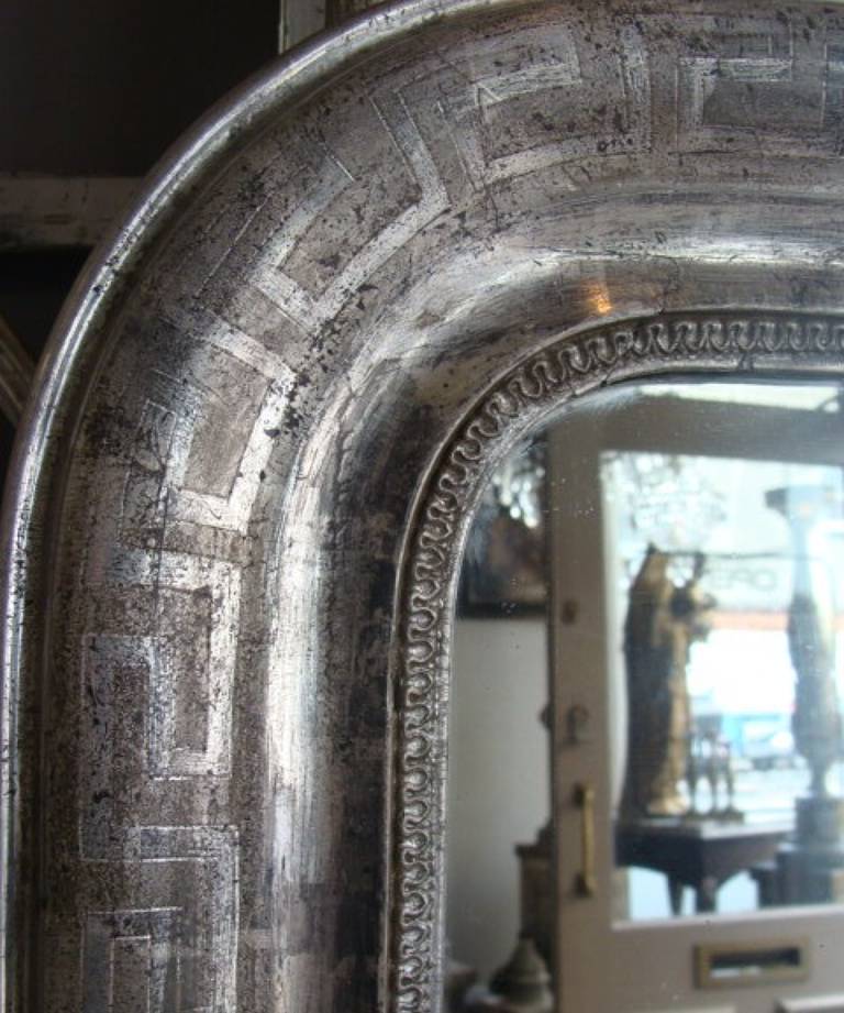 Silver leaf mirror