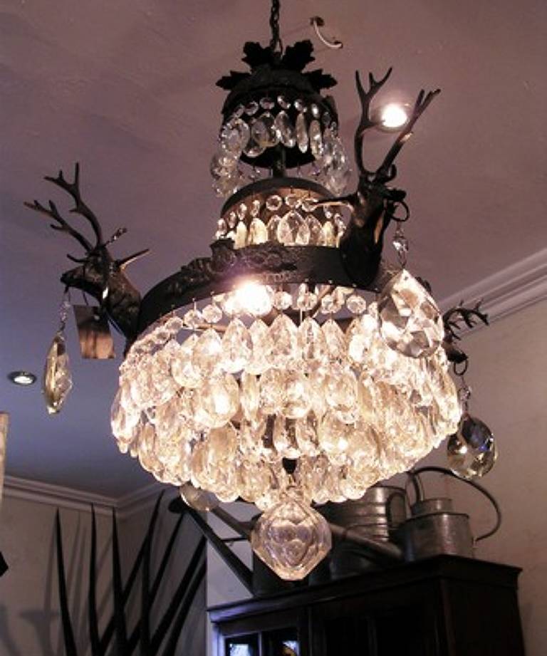 Stag chandelier