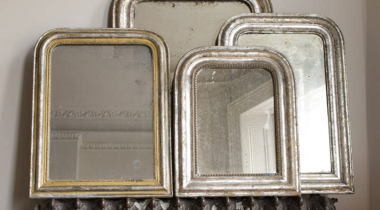 Silver leaf mirrors