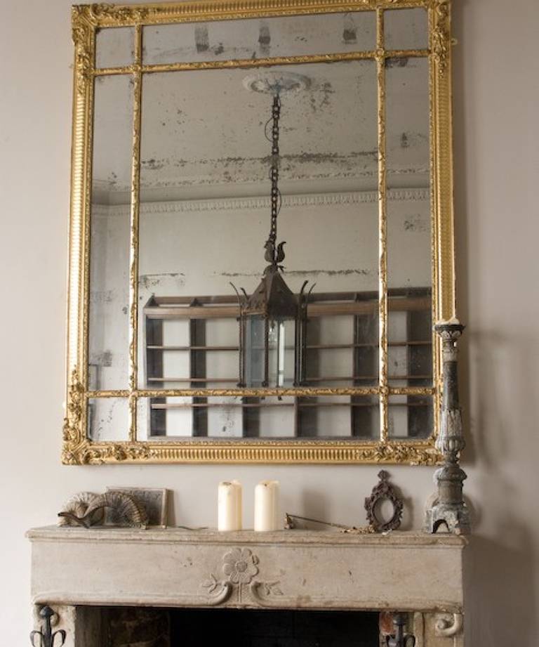 Pair of gilt mirrors