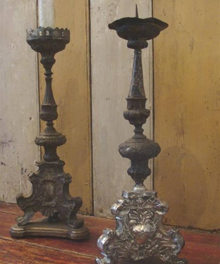 Nineteenth century candelsticks