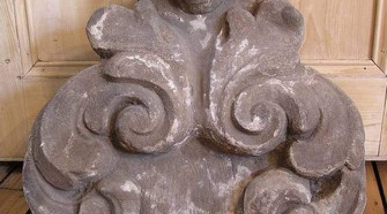 Carved stone fragment