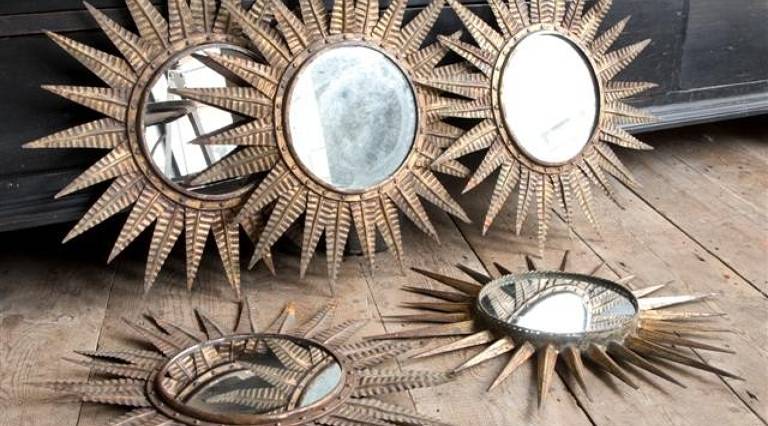 Sunburst mirrors