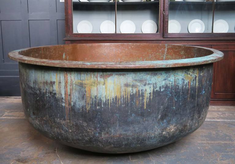 Large 19th century Copper Cheese Vat
