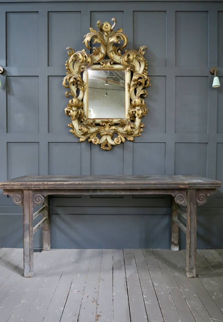 Elm console table, 19c, China