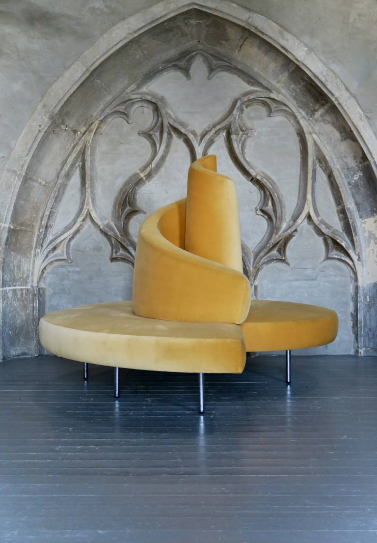 Edra Tatlin Love Seat, circa 1980's Italy
