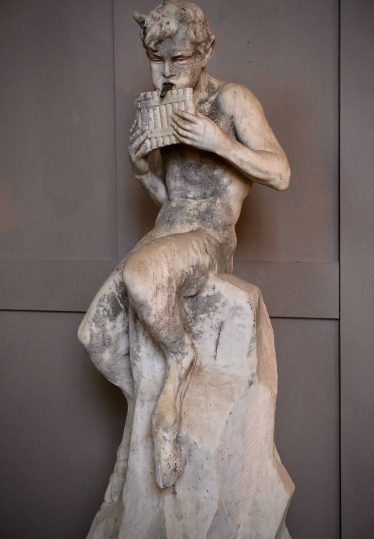 Marble sculpture of Pan, 18th century, Italy