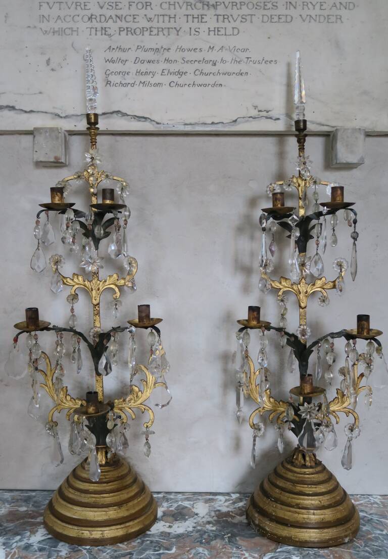 Pair Girandoles, circa 1900, Italy