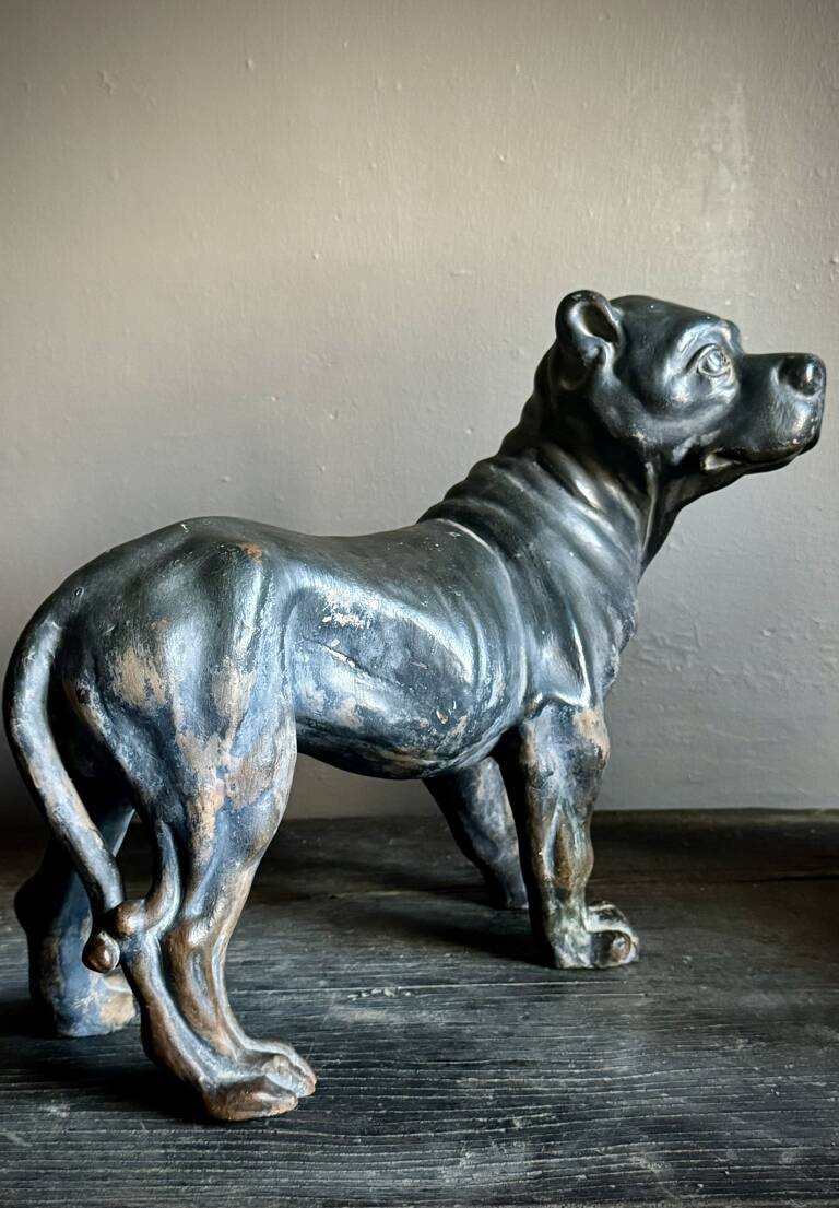 Terracotta cane corso, late 18c, Italy