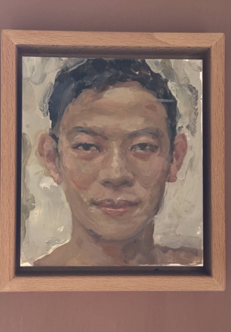 Boy with a Lime Green Glitch, by Geraldine Sw