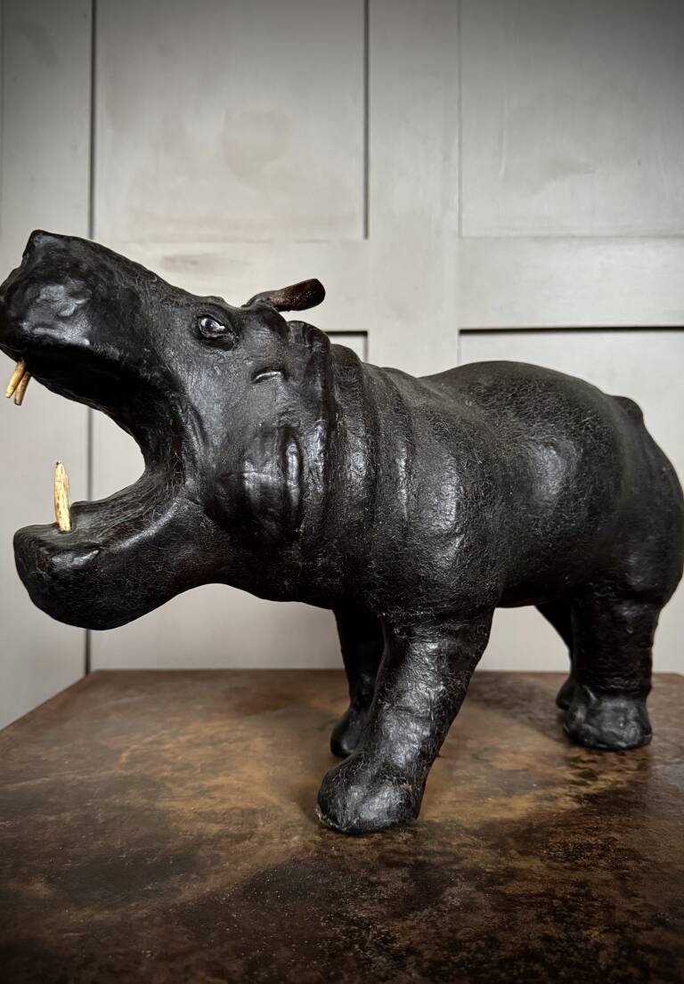 Leather Rhino, c1940, Liberty, London
